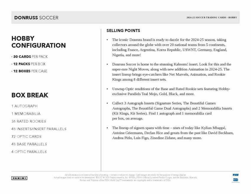 2024-25 Panini Donruss Soccer Hobby Pack