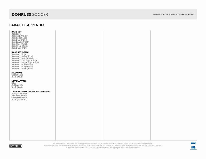 2024-25 Panini Donruss Soccer Hobby Pack