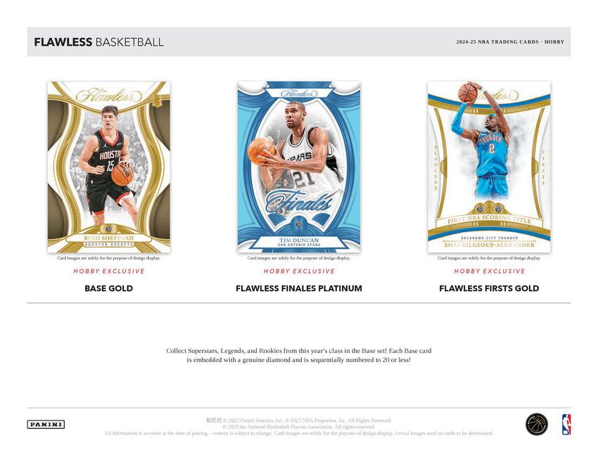 2024-25 Panini Flawless Basketball Hobby Box