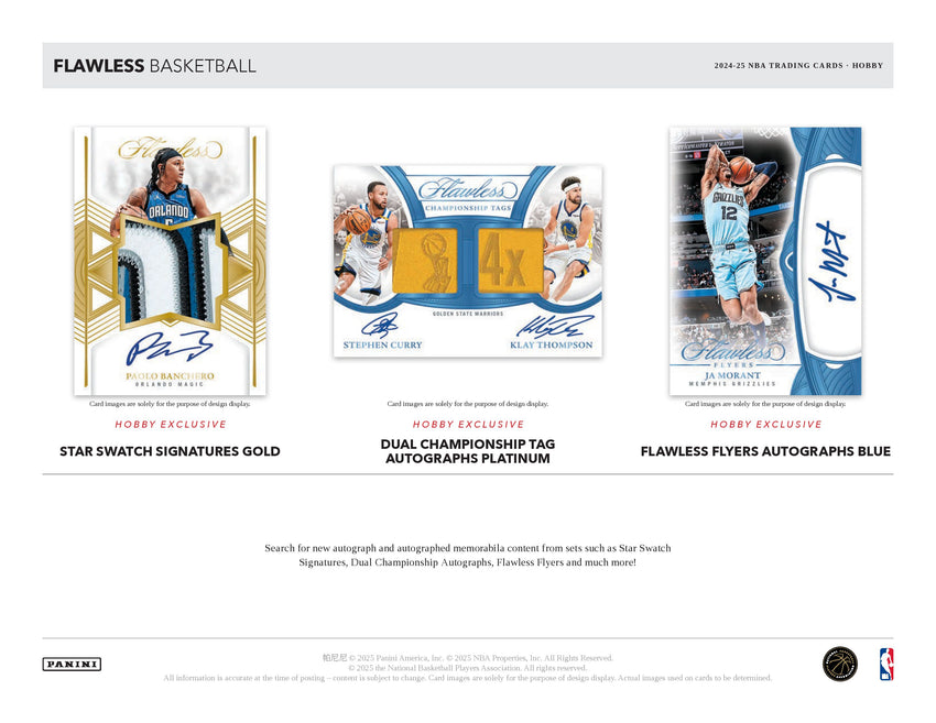 2024-25 Panini Flawless Basketball Hobby Box