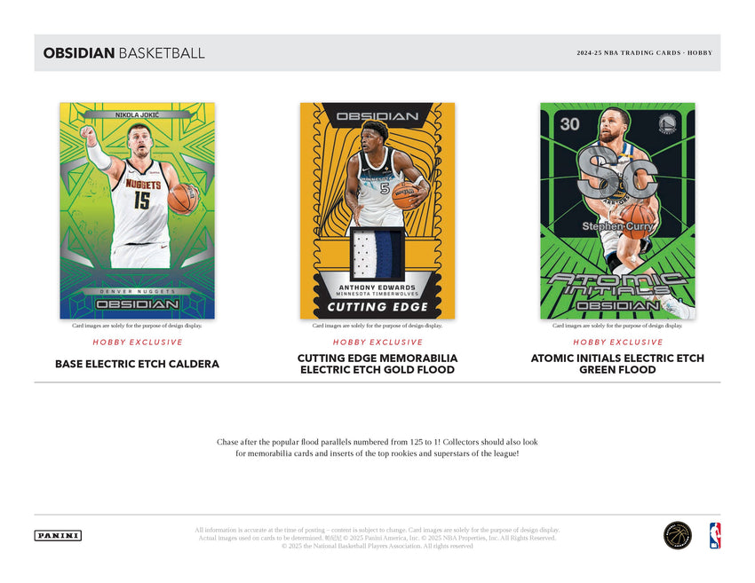 2024-25 Panini Obsidian Basketball Hobby Box