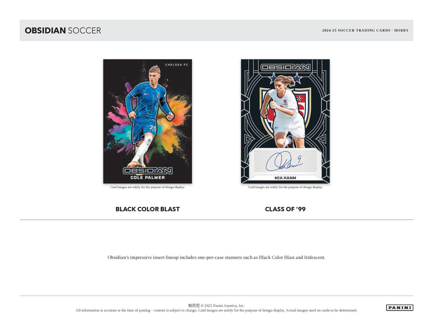 2024-25 Panini Obsidian Soccer Hobby Box