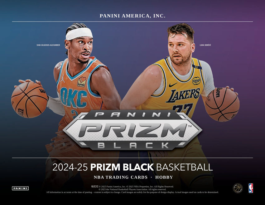 2024-25 Panini Prizm Black Basketball Hobby Box