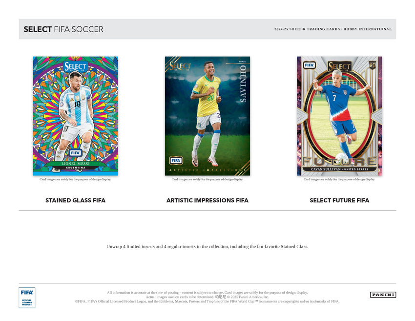 2024-25 Panini Select FIFA Soccer Hobby International Box