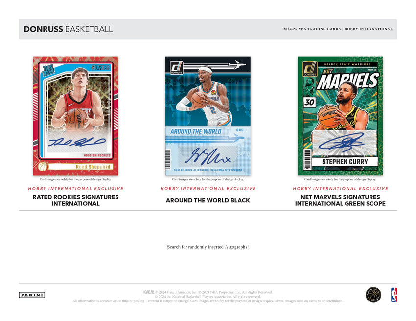 2024-25 Panini Donruss Basketball International Hobby Box