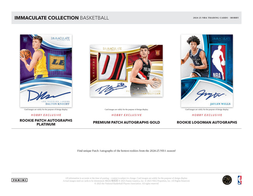 2024-25 Panini Immaculate Basketball Hobby Box
