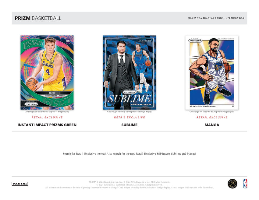 2024-25 Panini Prizm Basketball Mega Box