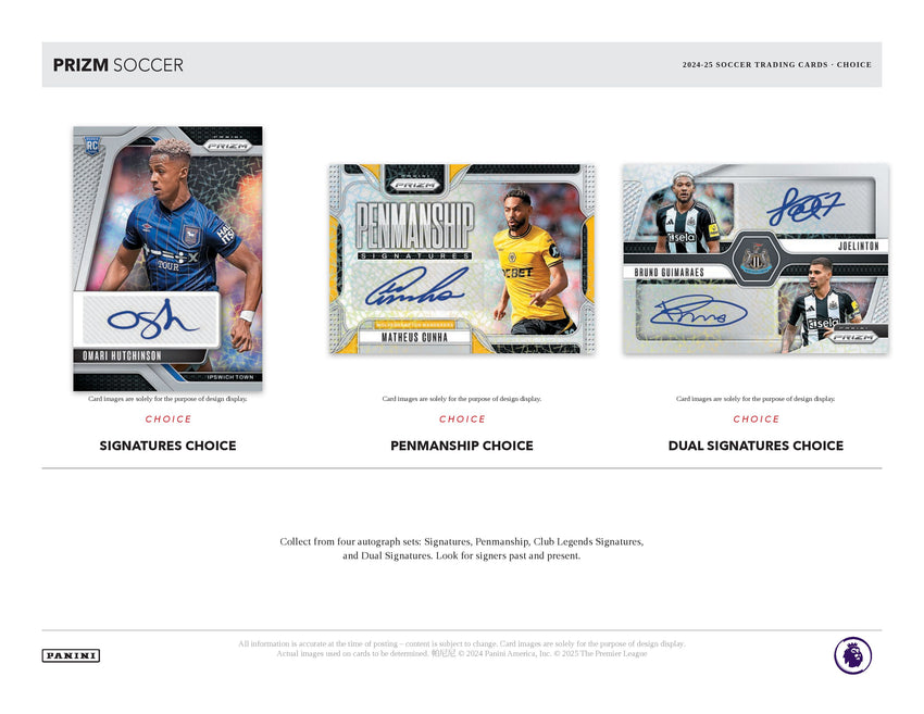 2024-25 Panini Prizm Premier League Soccer Choice Box