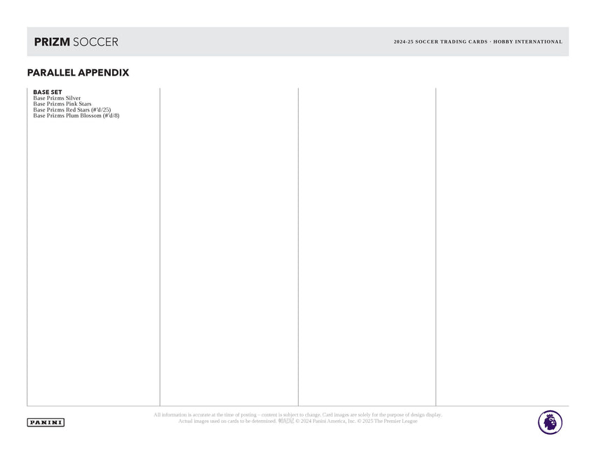 2024-25 Panini Prizm Premier League Soccer Hobby International Box