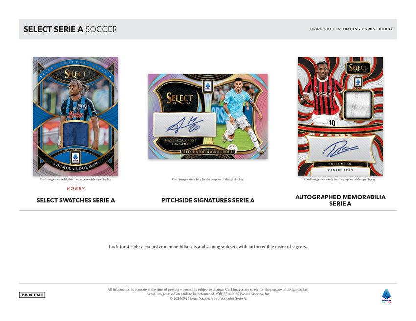 2024-25 Panini Select Serie A Soccer Hobby Box