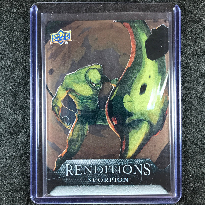 2024 Marvel Renditions Spider-Man SCORPION Plexiglass 8/50 #64