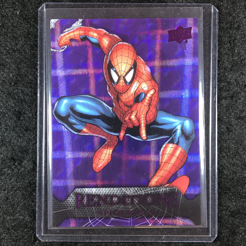 2024 Marvel Renditions Spider-Man SPIDER-MAN Kingpin Purple Tie 89/99 #1
