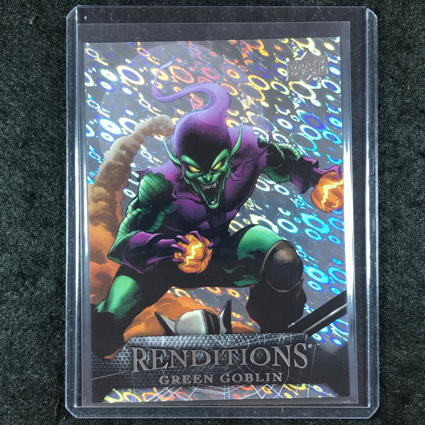 2024 Marvel Renditions Spider-Man GREEN GOBLIN Tombstone White 7/35 #53
