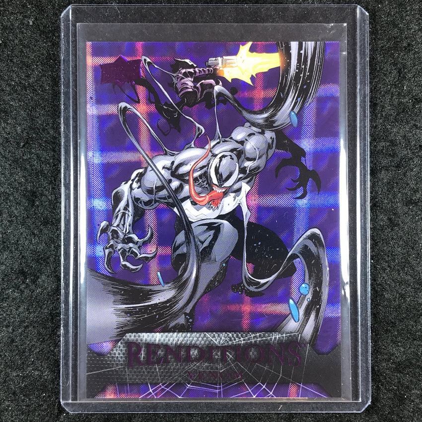 2024 Marvel Renditions Spider-Man VENOM Kingpin Purple Tie 58/99 #20