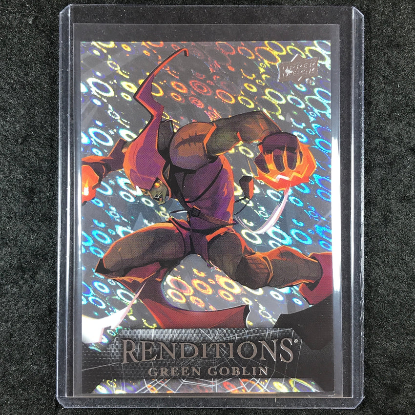 2024 Marvel Renditions Spider-Man GREEN GOBLIN Tombstone White 5/35 #72