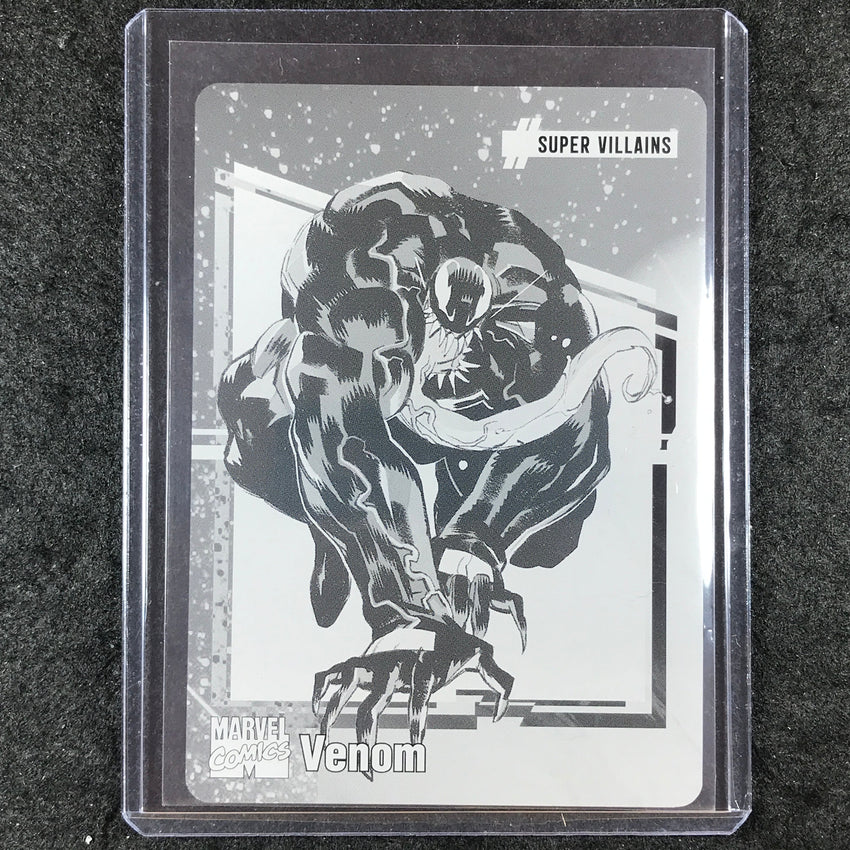 2024 Marvel Renditions Spider-Man VENOM Black Printing Plate 1/1 #38