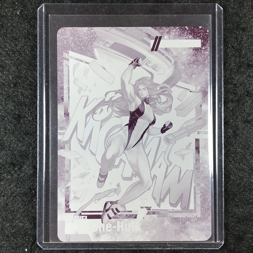 2024 Marvel Renditions Spider-Man SHE-HULK Magenta Printing Plate 1/1 #95