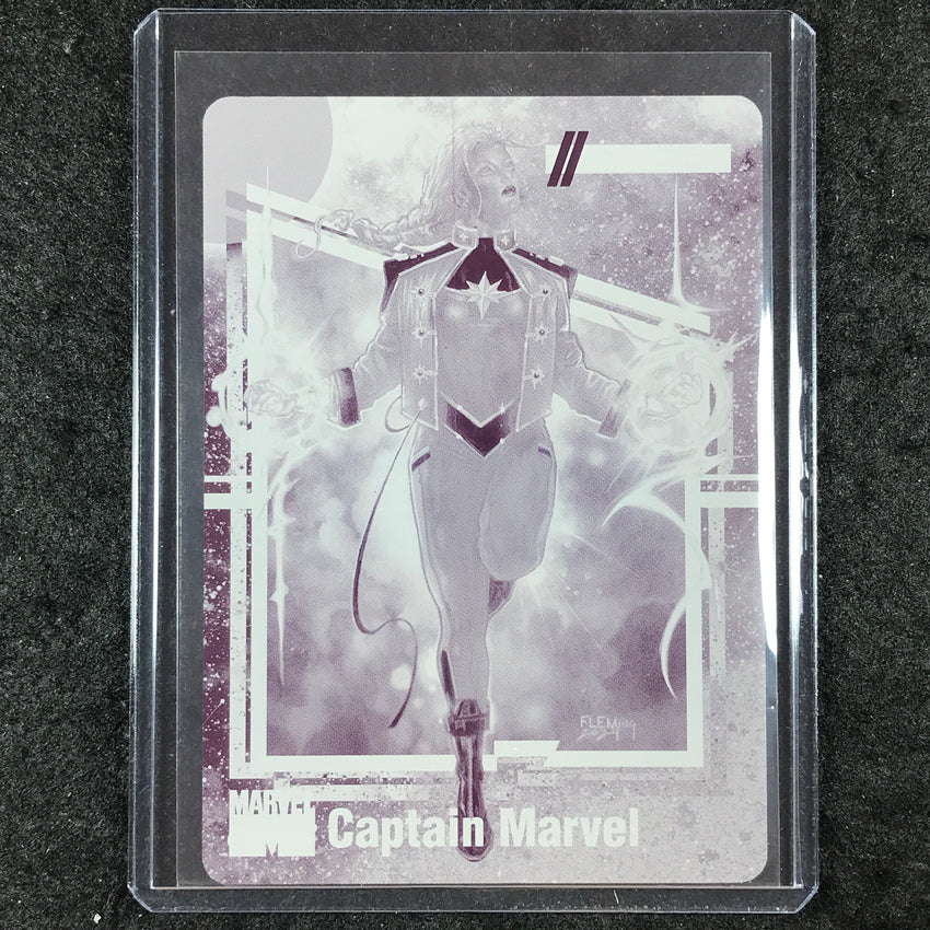 2024 Marvel Renditions CAPTAIN MARVEL Magenta Printing Plate 1/1 #95