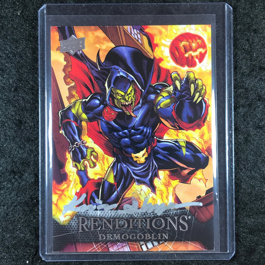 2024 Marvel Renditions Spider-Man DEMOGOBLIN KEVIN SHARPE Artist Auto 18/65 #15