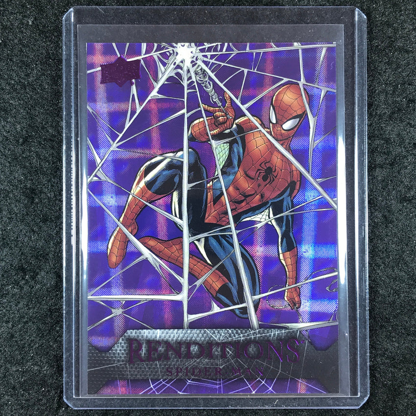 2024 Marvel Renditions Spider-Man SPIDER-MAN Kingpin Purple Tie 77/99 #50