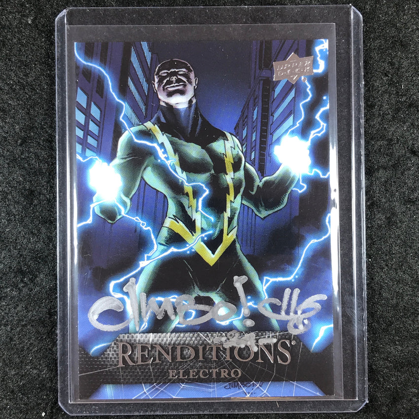 2024 Marvel Renditions Spider-Man ELECTRO JIMBO SALGADO Artist Auto 62/65 #52
