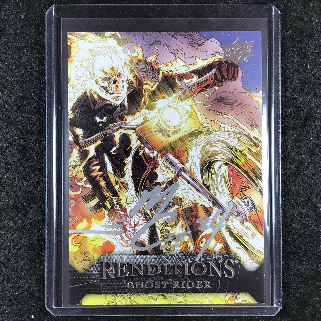 2024 Marvel Renditions Spider-Man GHOST RIDER MATTHEW CLARK Artist Aut ...