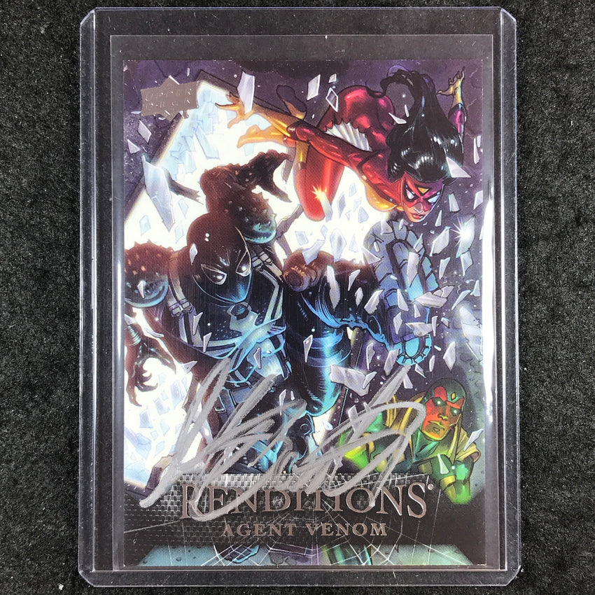 2024 Marvel Renditions Spider-Man AGENT VENOM MARCO SANTUCCI Artist Auto 17/65