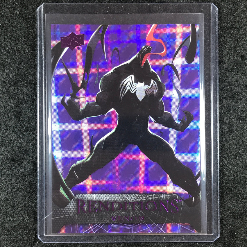2024 Marvel Renditions Spider-Man VENOM Kingpin Purple Tie 95/99 #63