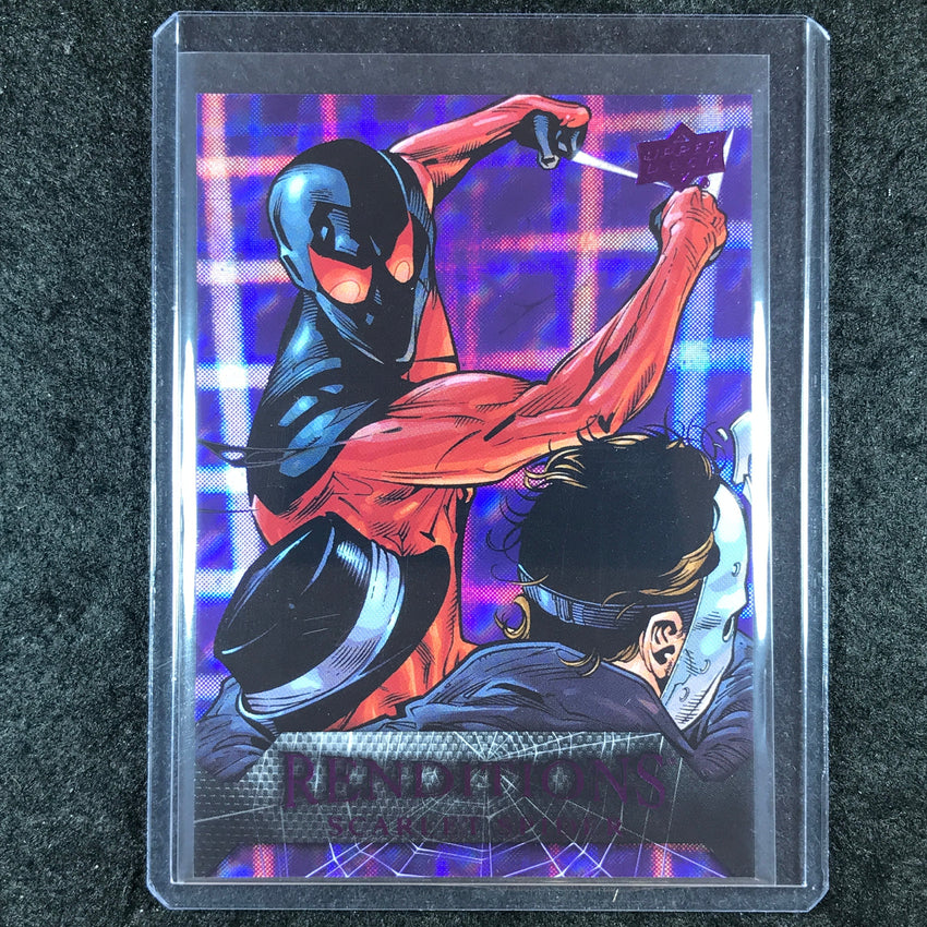 2024 Marvel Renditions Spider-Man SCARLET SPIDER Kingpin Purple Tie 99/99 #76