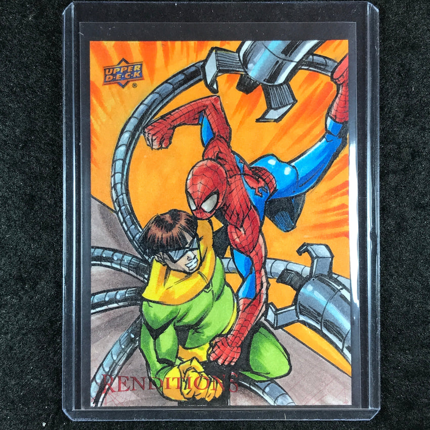 2024 Marvel Renditions Spider-Man SPIDER-MAN DOC-OC Sketch MARLO LOPEZ MARTOS