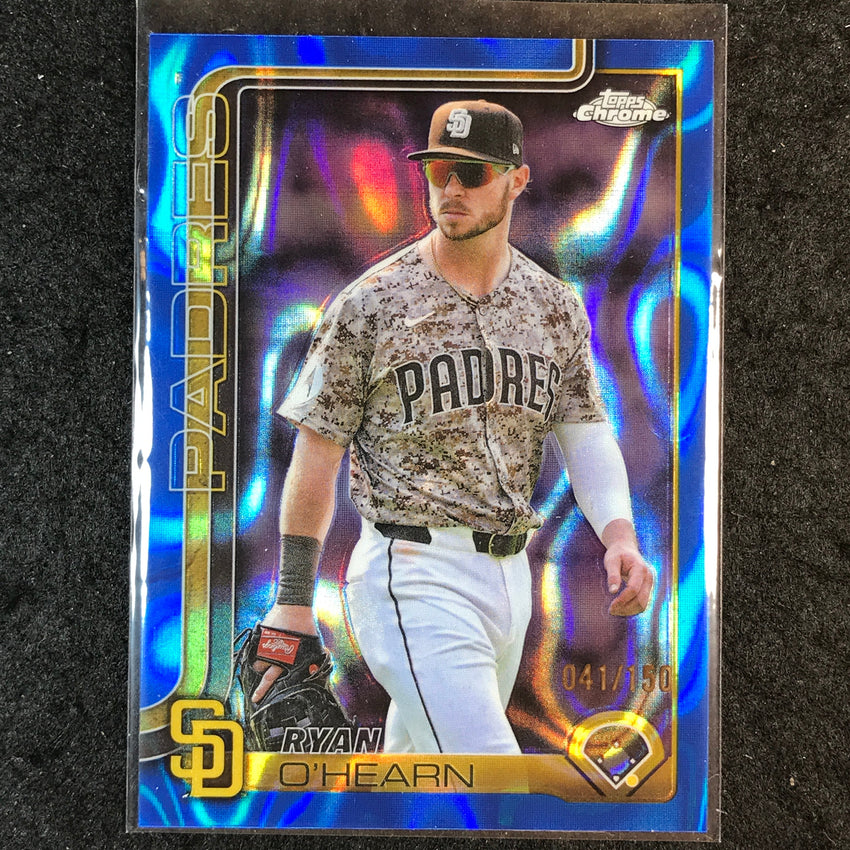 2025 Topps Chrome Update MLB RYAN O'HEARN Blue Lava 41/150 #71