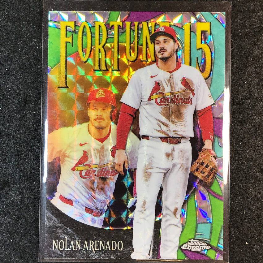 2025 Topps Chrome Update MLB NOLAN ARENADO Fortune 15 Geometric #16