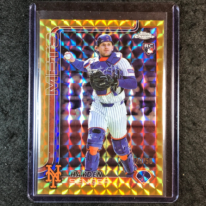 2025 Topps Chrome Update MLB HAYDEN SENGER Rookie Gold Geometric 29/50 #128