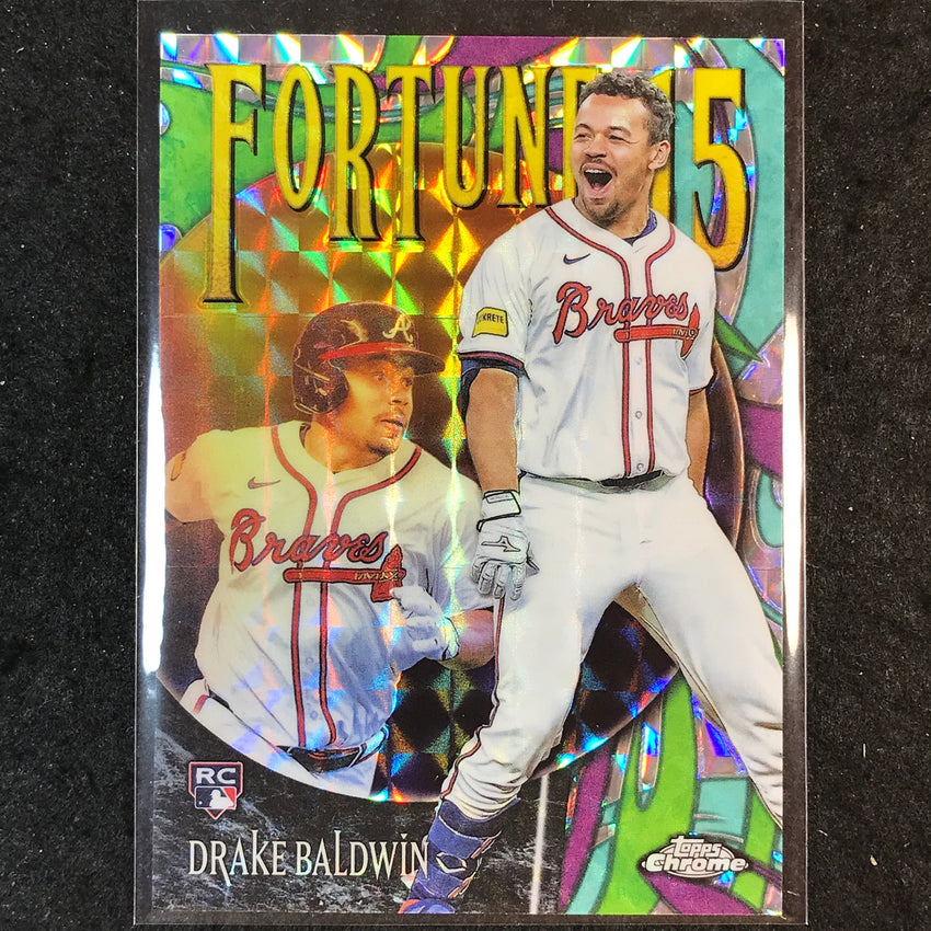 2025 Topps Chrome Update MLB DRAKE BALDWIN Fortune 15 Rookie Geometric #19