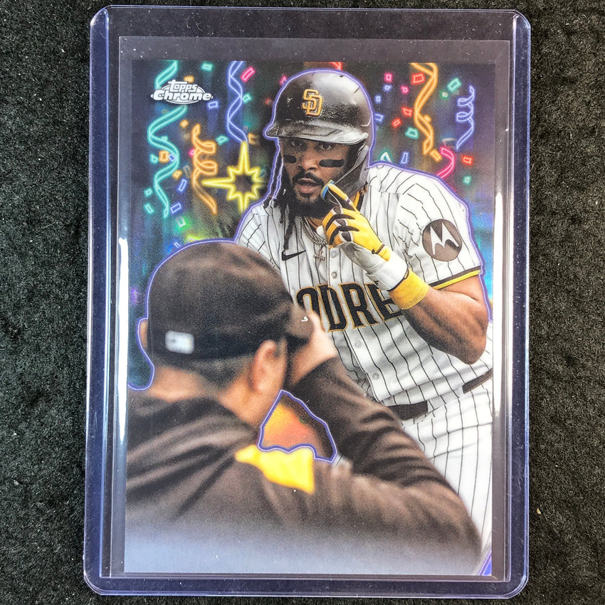 2025 Topps Chrome Update MLB FERNANDO TATIS JR. Celebracion SSP #CT-1