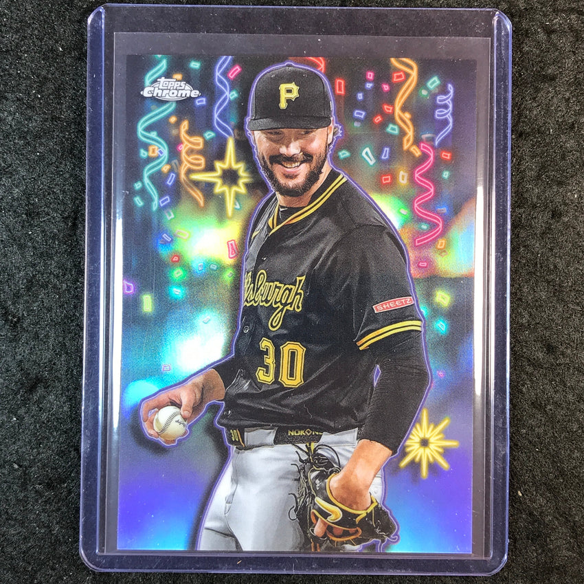 2025 Topps Chrome Update MLB PAUL SKENES Celebracion SSP #CT-14