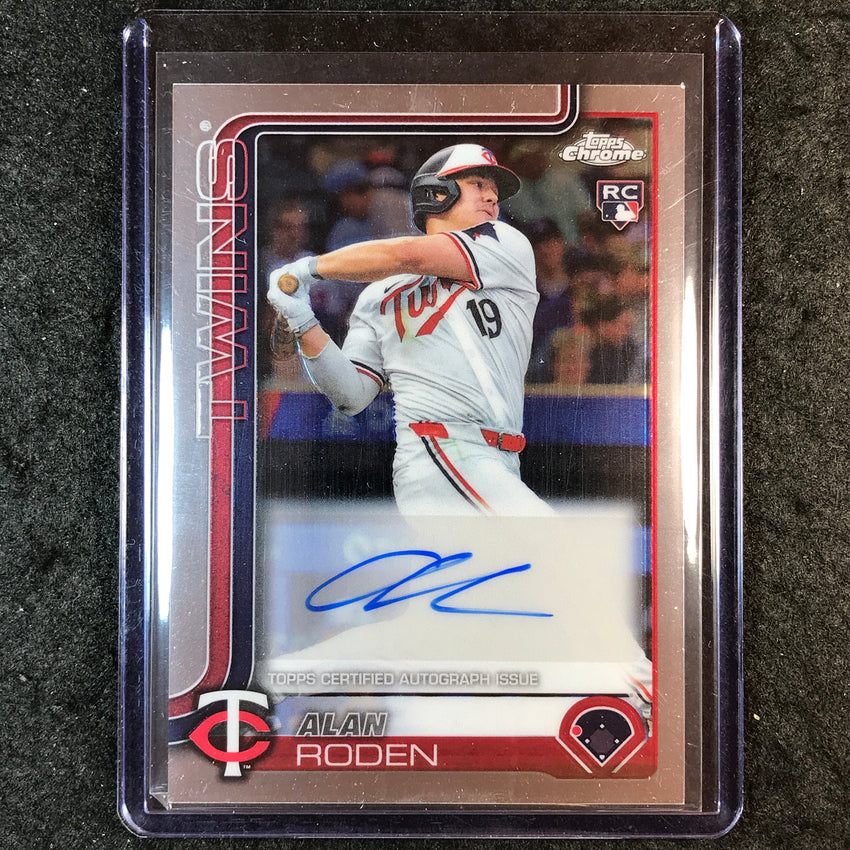 2025 Topps Chrome Update MLB ALAN RODEN Chrome Update Rookie Auto Base #AC-AR
