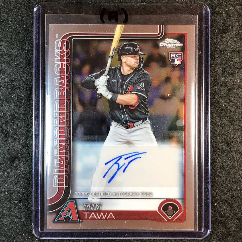 2025 Topps Chrome Update MLB TIM TAWA Chrome Update Rookie Auto Base #AC-TT (A)