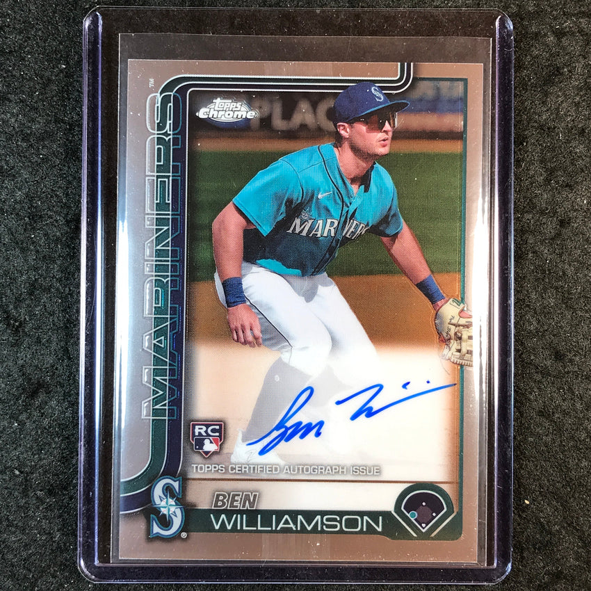 2025 Topps Chrome Update BEN WILLIAMSON Chrome Update Rookie Auto Base #RA-BW