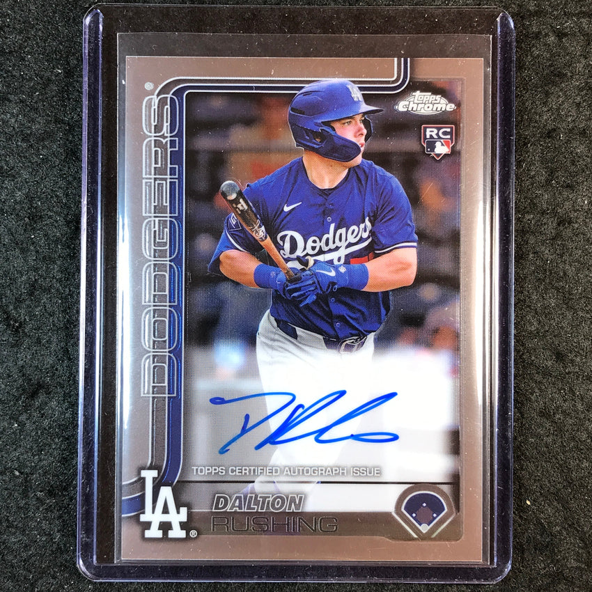 2025 Topps Chrome Update DALTON RUSHING Chrome Update Rookie Auto Base #RA-DR