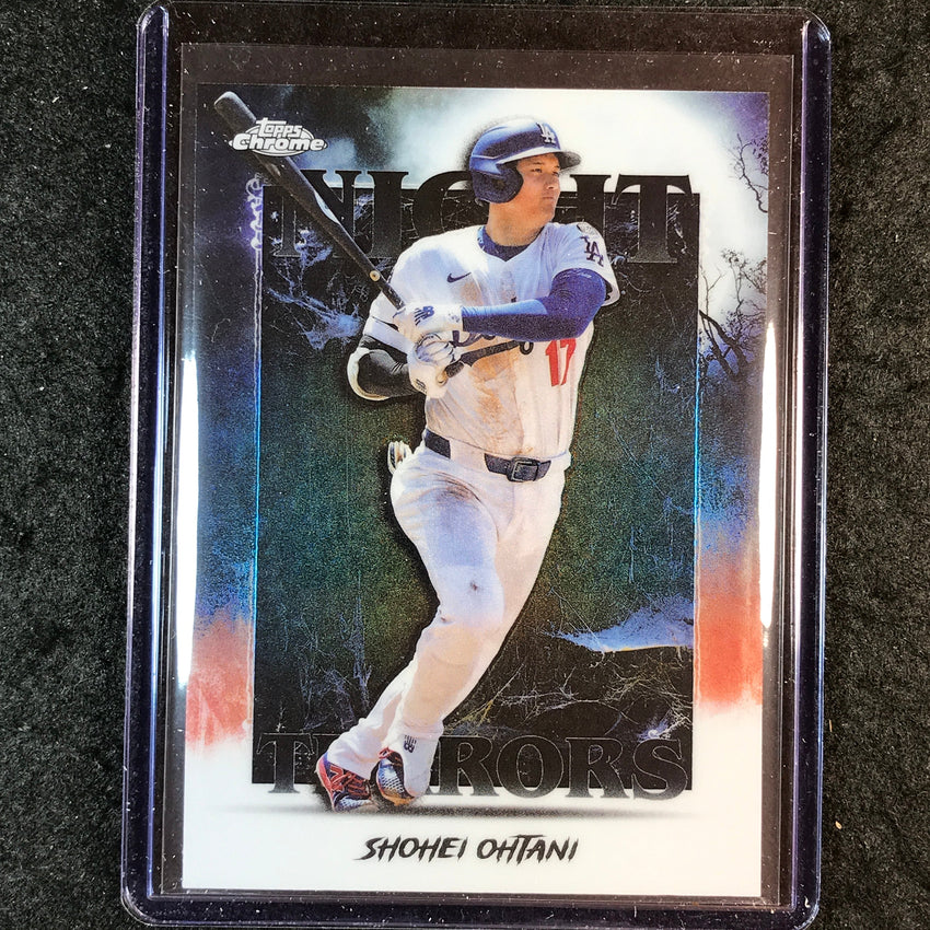 2025 Topps Chrome Update MLB SHOHEI OHTANI Night Terrors Base #2