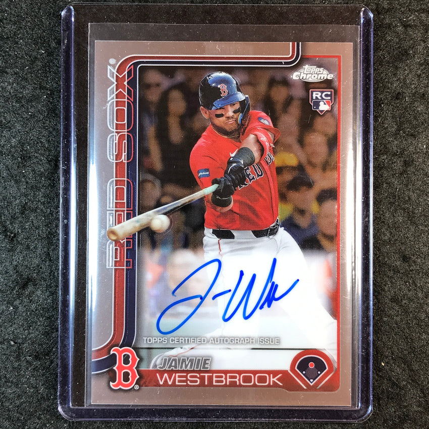 2025 Topps Chrome Update JAMIE WESTBROOK Chrome Update Rookie Auto Base #RA-JWE