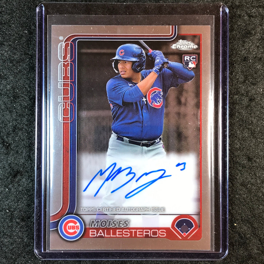 2025 Topps Chrome Update MLB MOISES BALLESTEROS Update Rookie Auto Base #RA-MB