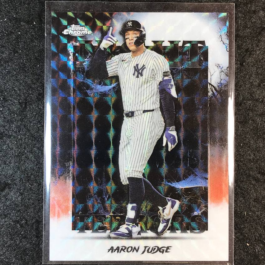 2025 Topps Chrome Update MLB AARON JUDGE Night Terrors Geometric #1