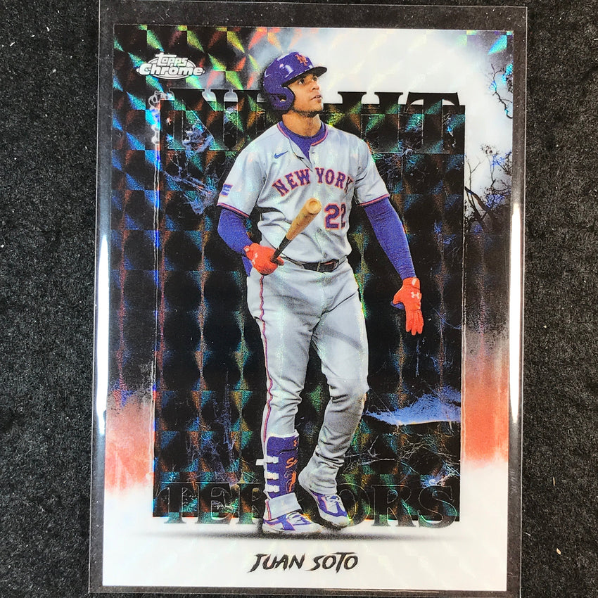 2025 Topps Chrome Update MLB JUAN SOTO Night Terrors Geometric #8