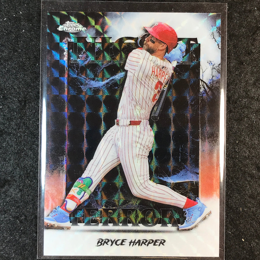 2025 Topps Chrome Update MLB BRYCE HARPER Night Terrors Geometric #12
