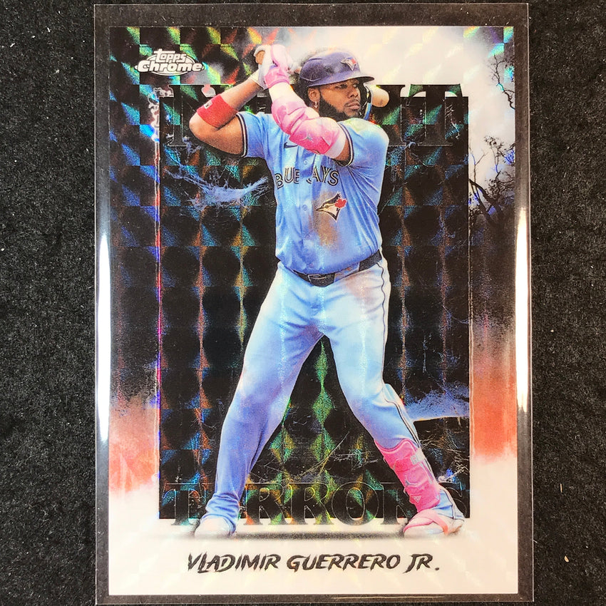 2025 Topps Chrome Update MLB VLADIMIR GUERRERO JR. Night Terrors Geometric #17