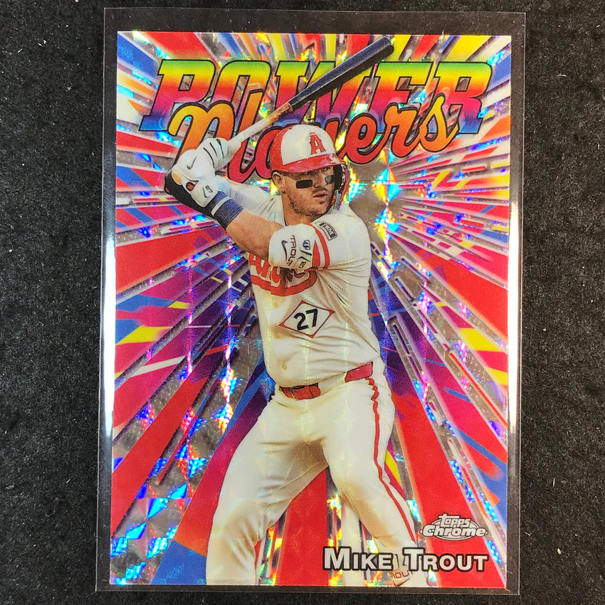 2025 Topps Chrome Update MLB MIKE TROUT Power Players Geometric #34