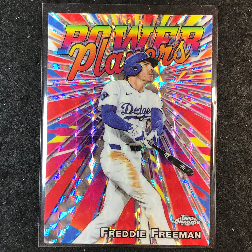 2025 Topps Chrome Update MLB FREDDIE FREEMAN Power Players Geometric #40