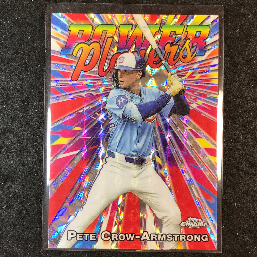 2025 Topps Chrome Update MLB PETE CROW-ARMSTRONG Power Players Geometric #44